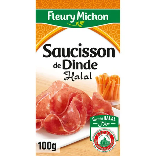 Saucisson de dinde halal
