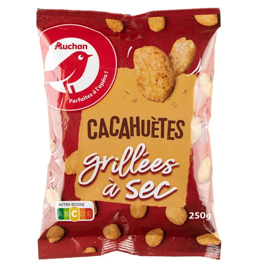 Cacahuètes grillées à sec