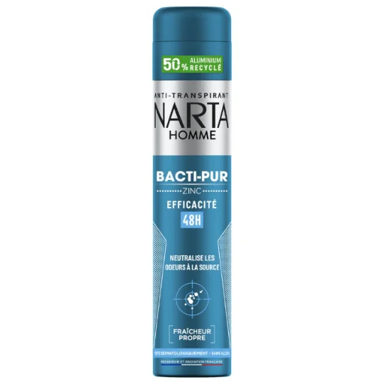 Déodorant Homme Bacti-Pur au Zinc 48H