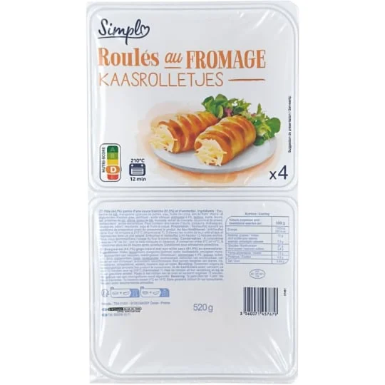 Roulés au fromage