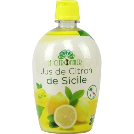 Jus de citron de Sicile Le Citronnier
