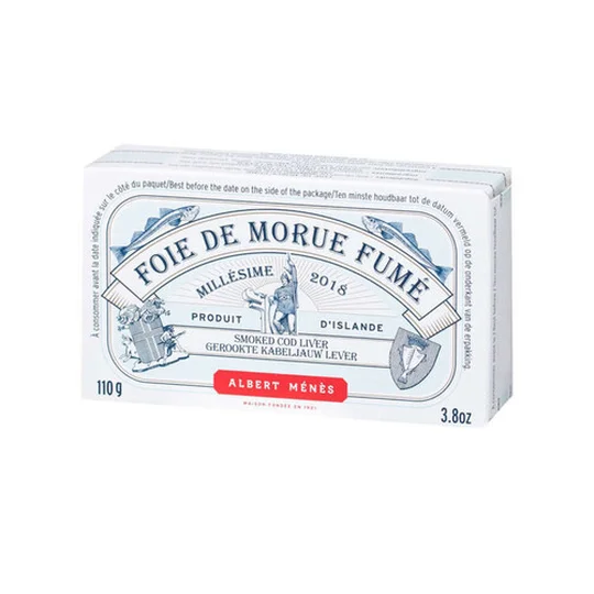 Foie de morue fumé