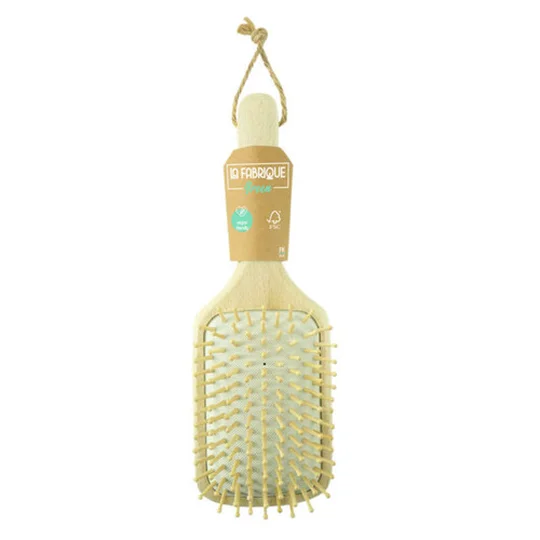 La Fabrique Green Brosse à Cheveux Carré en bois 605
