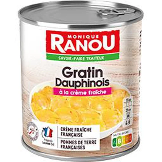 Gratin dauphinois à la crème fraîche