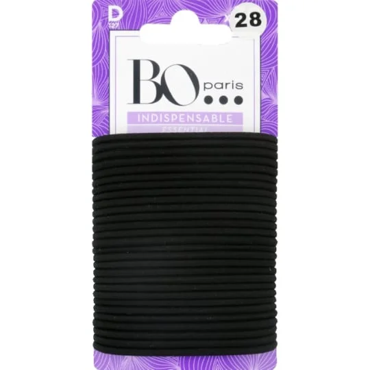 Elastique Cheveux noir fin