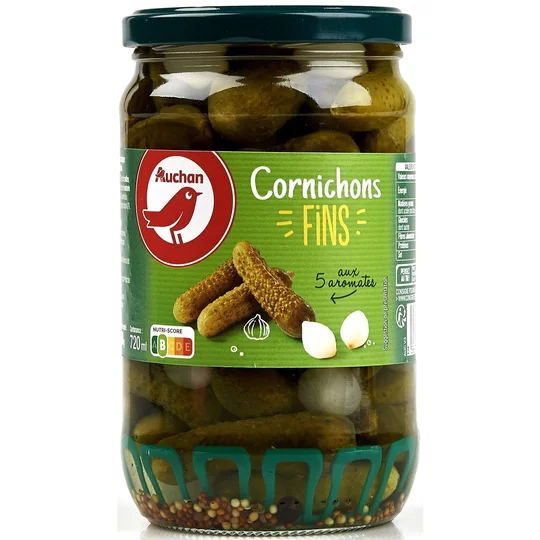 Cornichons fins aux 5 aromates