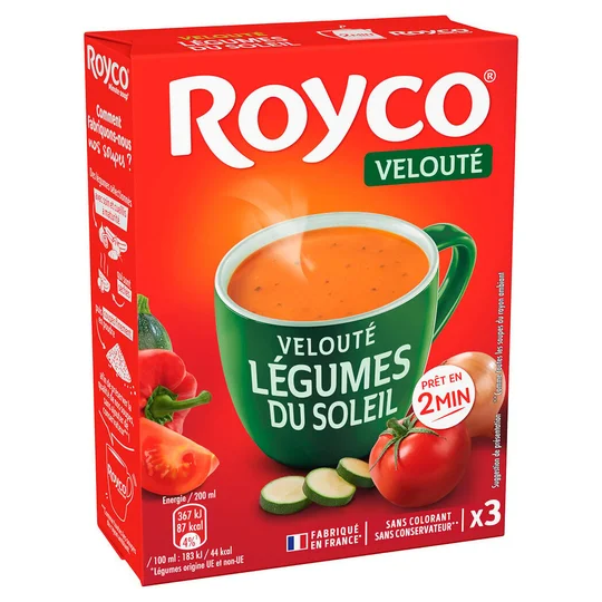 Velouté légumes du soleil