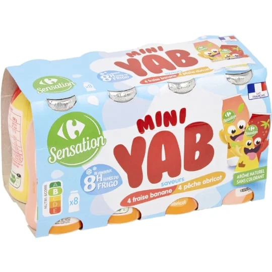 Yaourt à boire aux fruits
