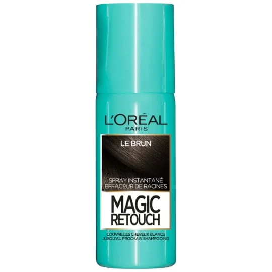 Coloration Cheveux Temporaire Spray Retouche Racine Brun