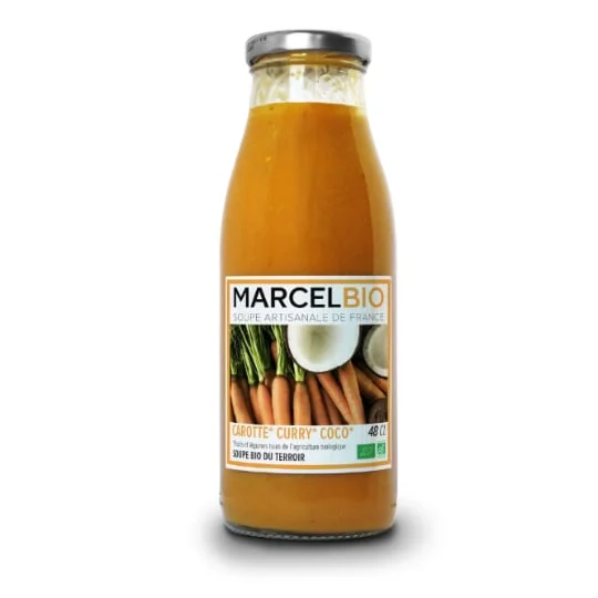 Soupe Carotte Curry et coco