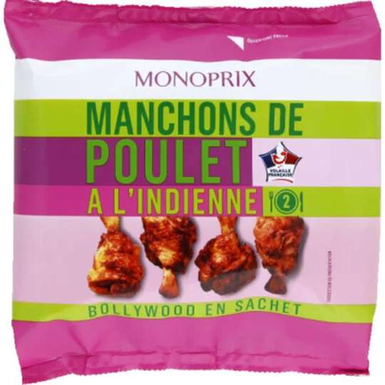 Manchons de poulet indien