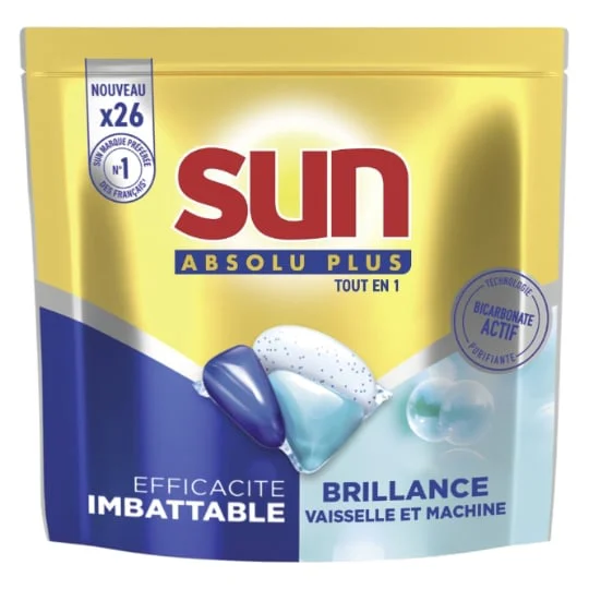 Capsules Lave Vaisselle tout en 1 Double Action