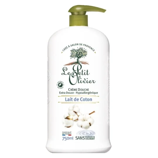 Crème de Douche extra douce lait de coton
