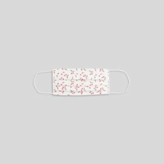 Cat 1 - Ruko Masques en Tissu Lavables Enfants Imprimé Etoiles Blanc TU Lot x2