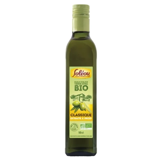 Huile d'olive vierge extra biologique caractère