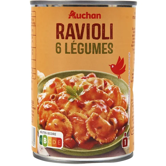 Ravioli aux 6 légumes