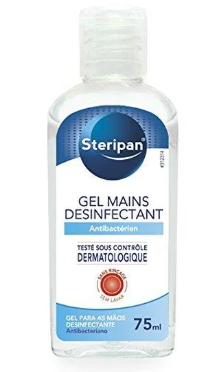 Gel mains désinfectant sans rinçage