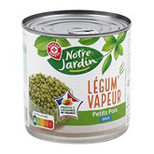 Petits pois doux Vapeur