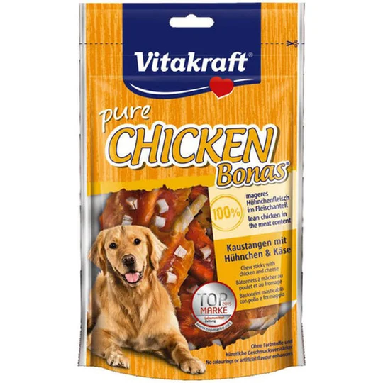 Bâtonnets à Mâcher Pure Chicken Bonas au Poulet & Fromage