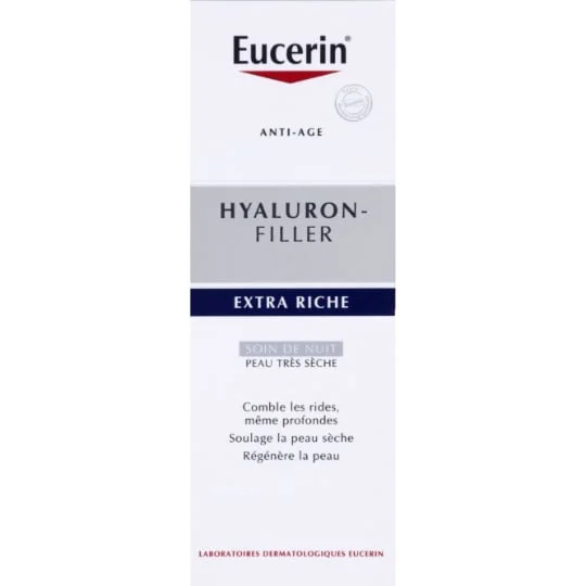 Soin visage de nuit hyaluron-filler extra riche