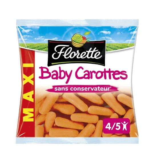 Carottes Baby prêtes à croquer