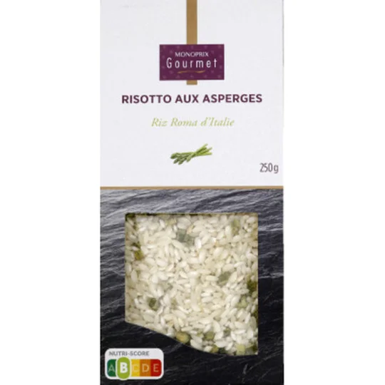 Risotto aux asperges au riz Carnaroli d'Italie