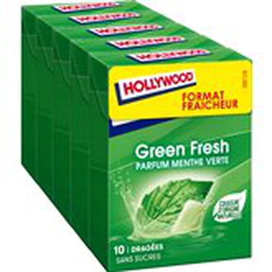 Chewing-gum Hollywood Green Fresh