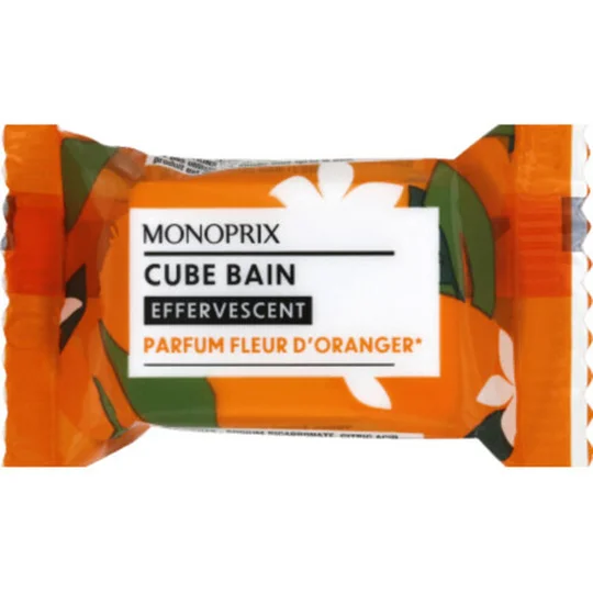 Cube de bain fleur d oranger