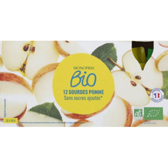 Purée de pommes, sans sucres ajoutés