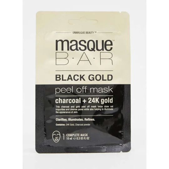 Masque Bar Black Gold Masque Peel off Charcoal 24k Gold