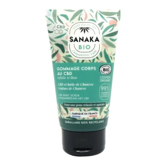 Gommage Corps CBD & Chanvre Certifié Bio