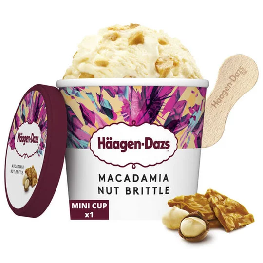 Minipot Macadamia nut brittle