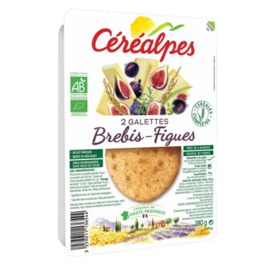 Galette Brebis-Figue Bio