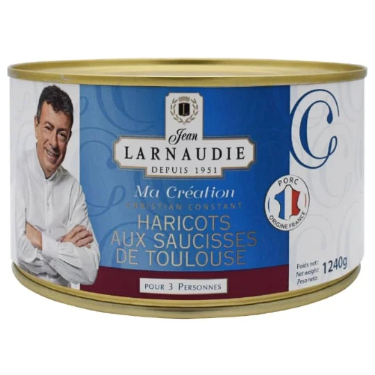 Plat cuisiné haricots lingots de Toulouse