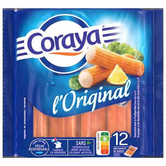 Bâtonnets Surimi Saveur x12