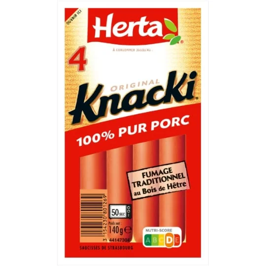 Saucisses 100% Pur Porc