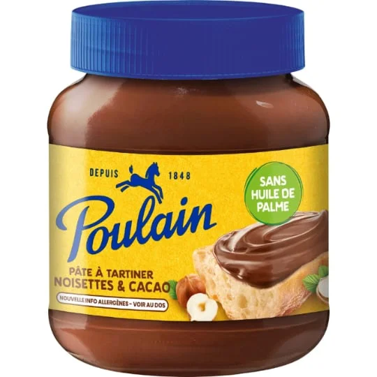 Pate à tartiner noisettes et cacao