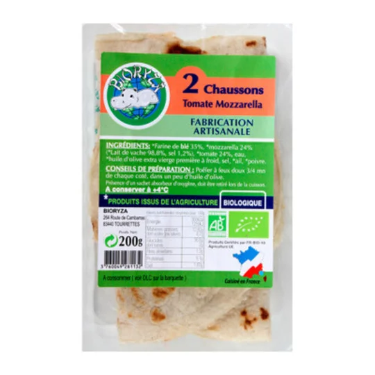 Chaussons Tomate-Mozzarella Bio