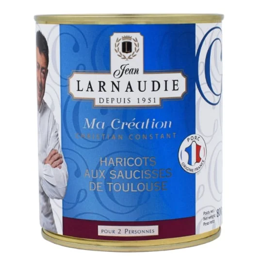 Haricots lingots aux saucisses de Toulouse