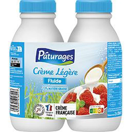 Crème légère fluide 12% MG