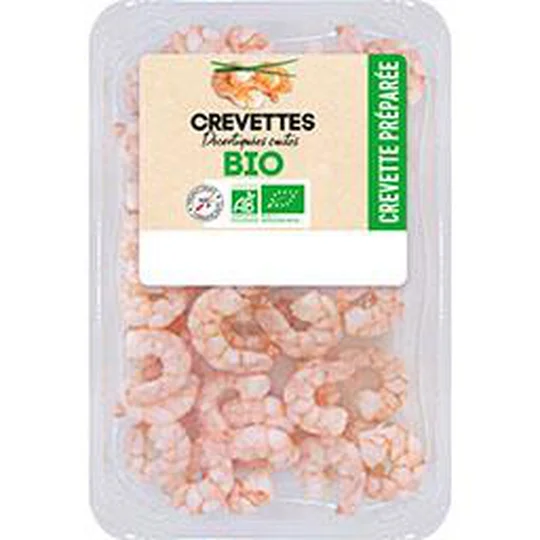 Crevettes décortiquées cuites BIO