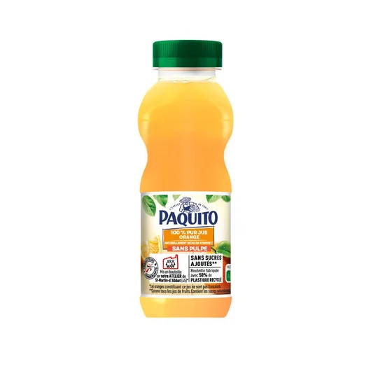100% pur jus d'orange