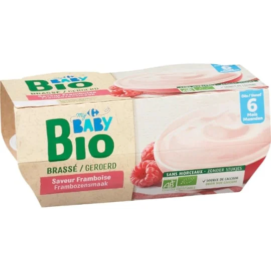 Desserts bébé dès 6 mois framboise
