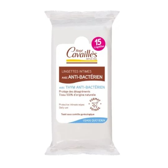 Lingette toilette intime anti-bactérien