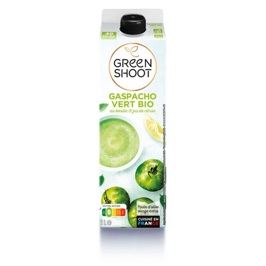 Green Shoot gaspacho bio de légumes verts