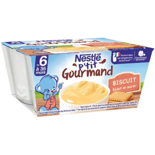 Desserts bébé biscuit - dès 6 mois