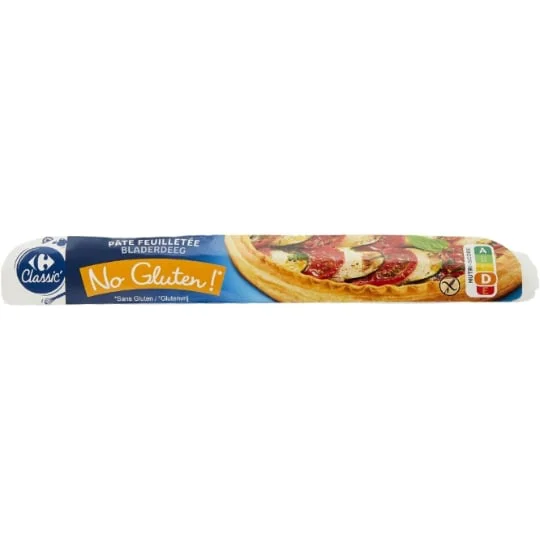 Pâte feuilletée sans gluten
