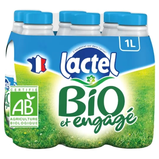 Lait Bio Demi-Ecrémé UHT