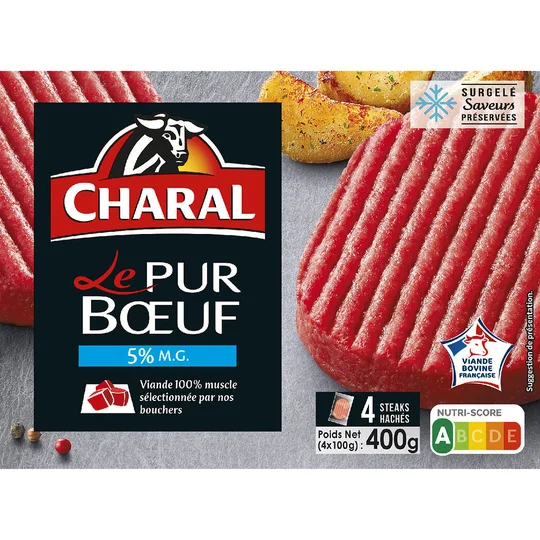 Steak haché 5% MG Le Pur Boeuf
