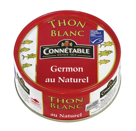 Thon blanc entier MSC - Naturel
